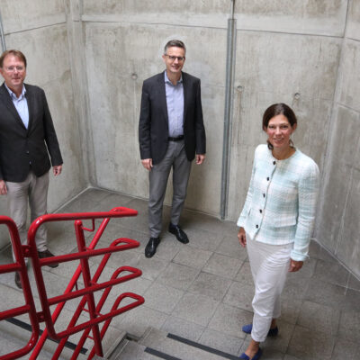 Prof. Dr. Frd G. Becker, Andreas Hettich und Prof'in Dr. Christina Hoon bilden das iFUn-Team (v.l.).