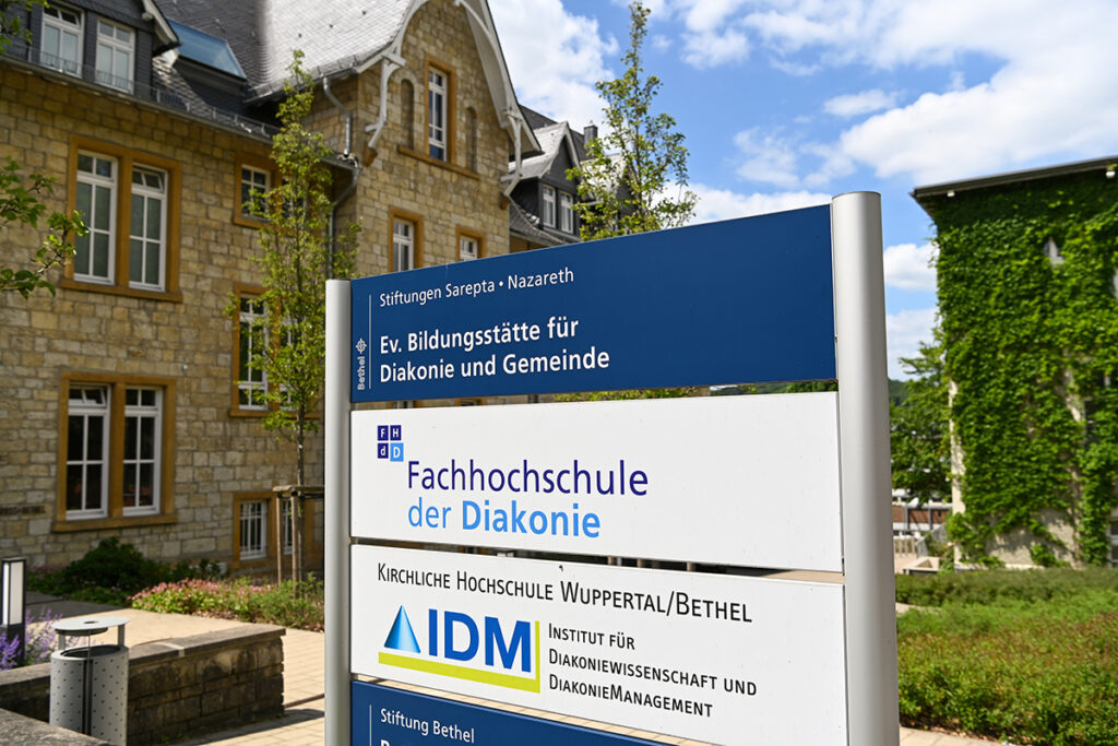 Außenaufnahme Fachhochschule der Diakonie, Ortschaft Bethel