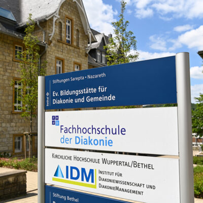 Außenaufnahme Fachhochschule der Diakonie, Ortschaft Bethel