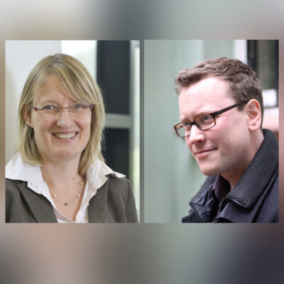 Bilder Personen: Professorin Dr. Johanna Kißler von der Universität Bielefeld und Dr. Sebastian Schindler von der Westfälischen Wilhelms-Universität Münster