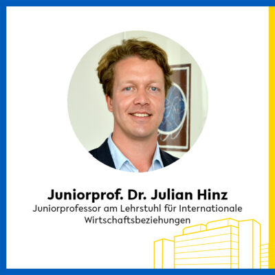 Foto von Juniorprofessor Dr. Julian Hinz