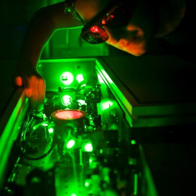 Blick ins Laserphysik-Labor